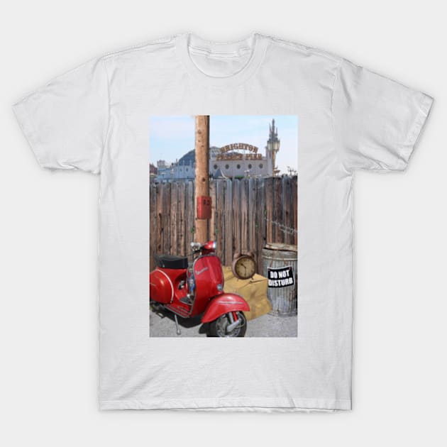 Top Cat Scooter park T-Shirt by Grant's Pics